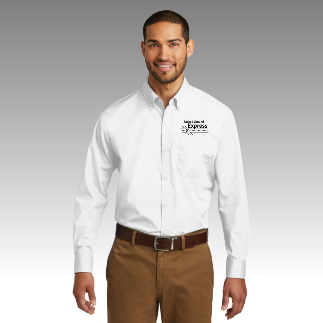 Port Authority® Long Sleeve Carefree Poplin Shirt